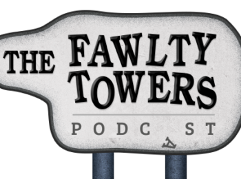 fawlty towers podcast logo